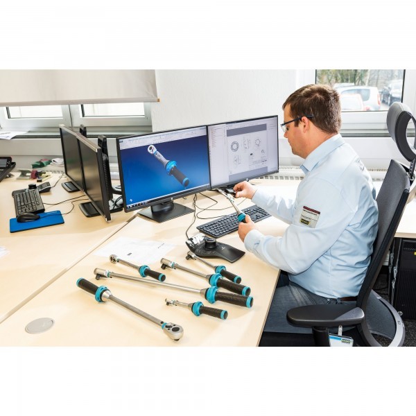 5000 3ct detail produktion konstruktion 3 600x600 3 Cheie moment reglabil 300-800 Nm clichet reversibil 3/4inch HAZET 5145-3CT - imagine 14