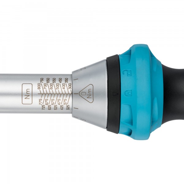 5145 Cheie moment reglabil 300-800 Nm clichet reversibil 3/4inch HAZET 5145-3CT - imagine 13