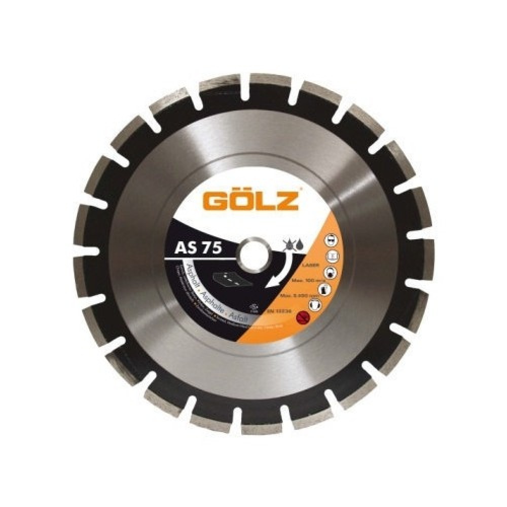 DISC DIAMANTAT PENTRU ASFALT PREMIUM 450MM GOLZ AS-75-451