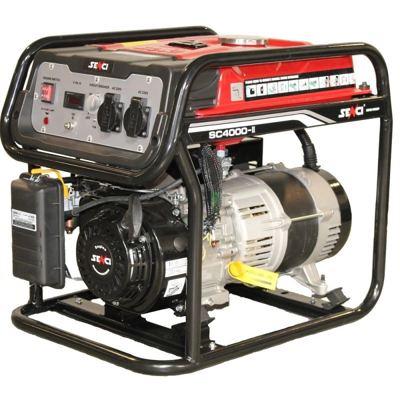 Generator de curent monofazat 3.8kW SENCI SC-4000 TOP