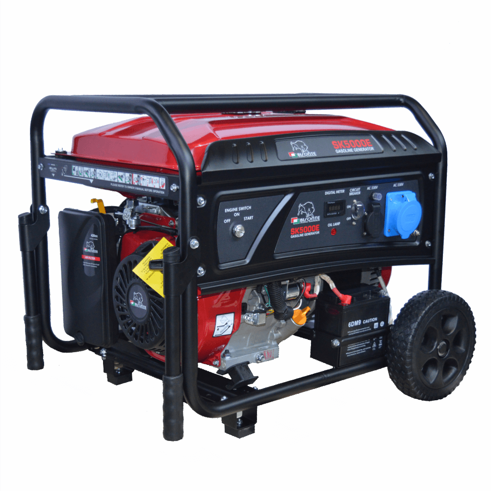 Generator de curent monofazat 4.8kW BISONTE SK5000E