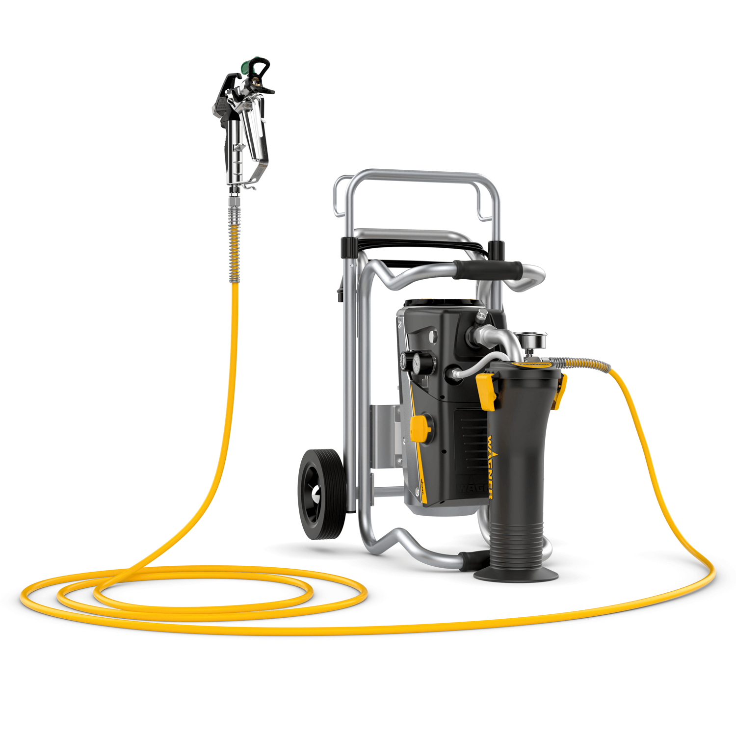 Pompe airless cu membrana pentru zugravit