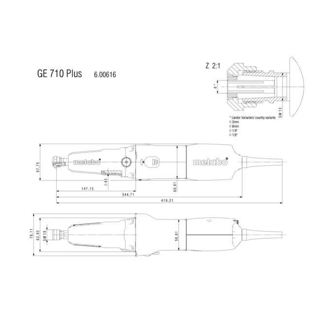 0061600M 01 website.e7a1b0f6 Polizor drept Metabo GE 710 Plus - imagine 3