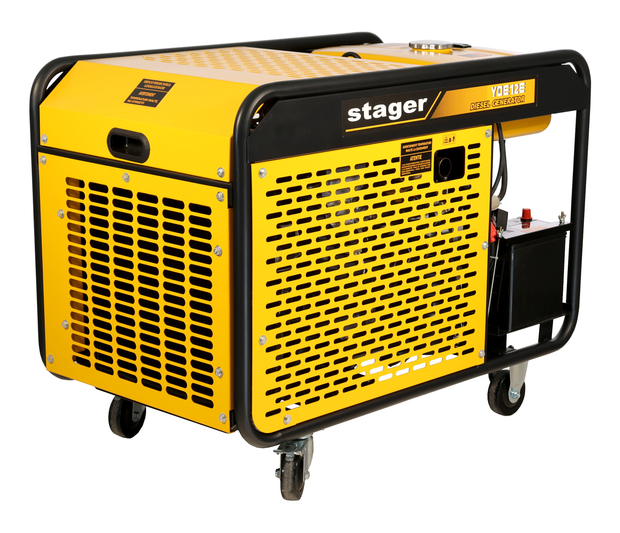 Generator open-frame 10kVA monofazat diesel pornire electrica Stager YDE12E