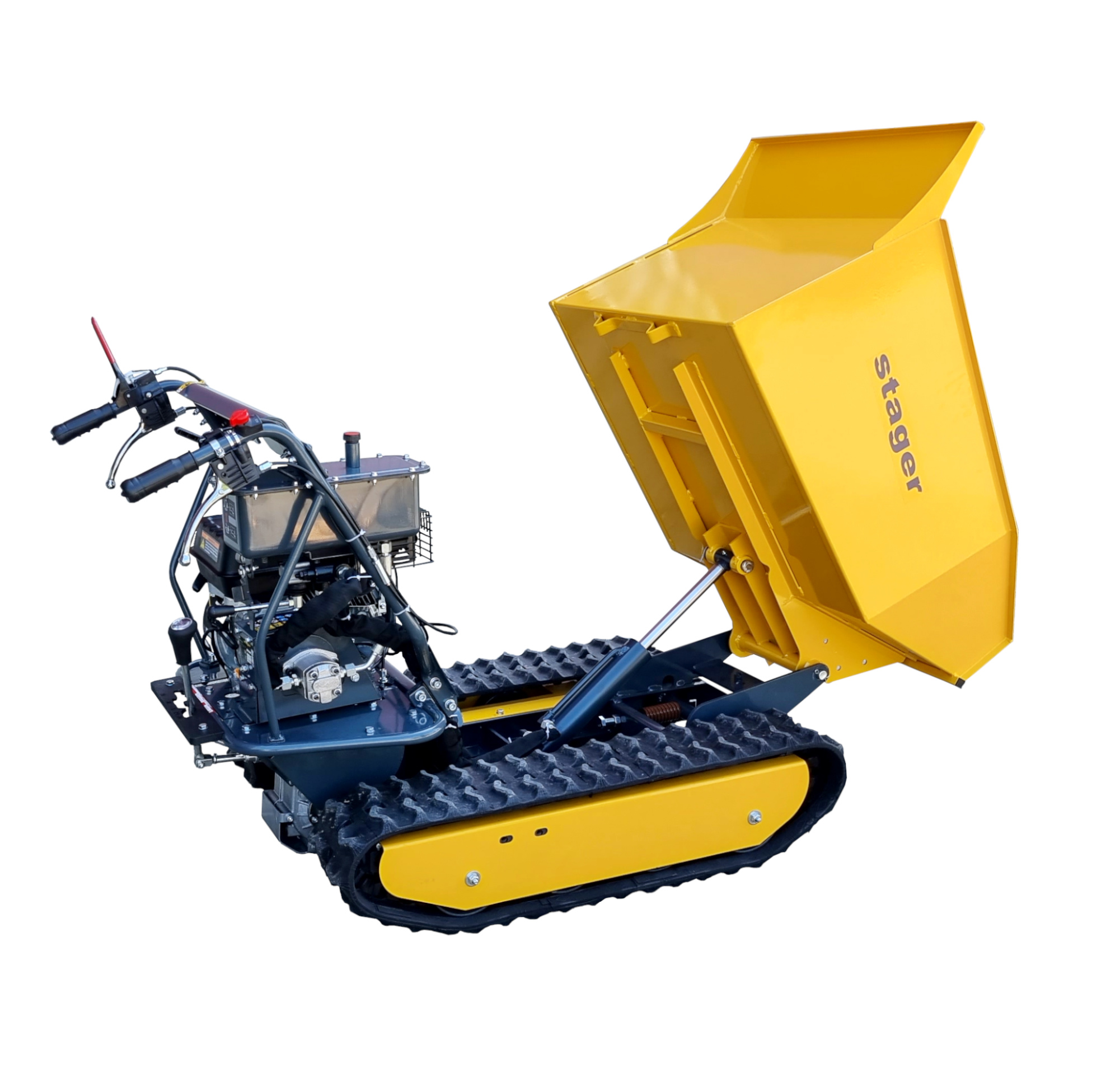 86662 11984 5160009735 3 Roaba cu motor termic 6.5CP 500kg senile Stager RMT500S - imagine 4