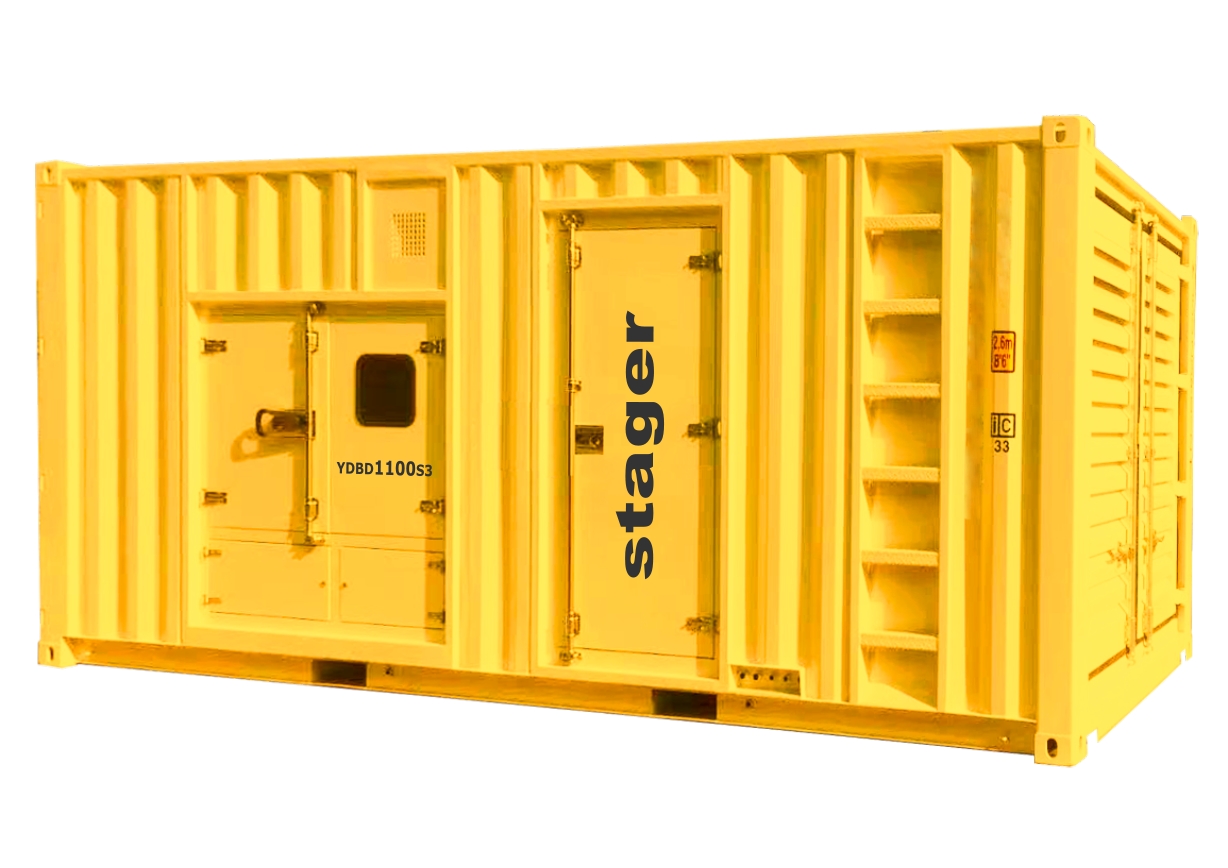 Generator insonorizat diesel trifazat 1100kVA Stager YDBD1100S3