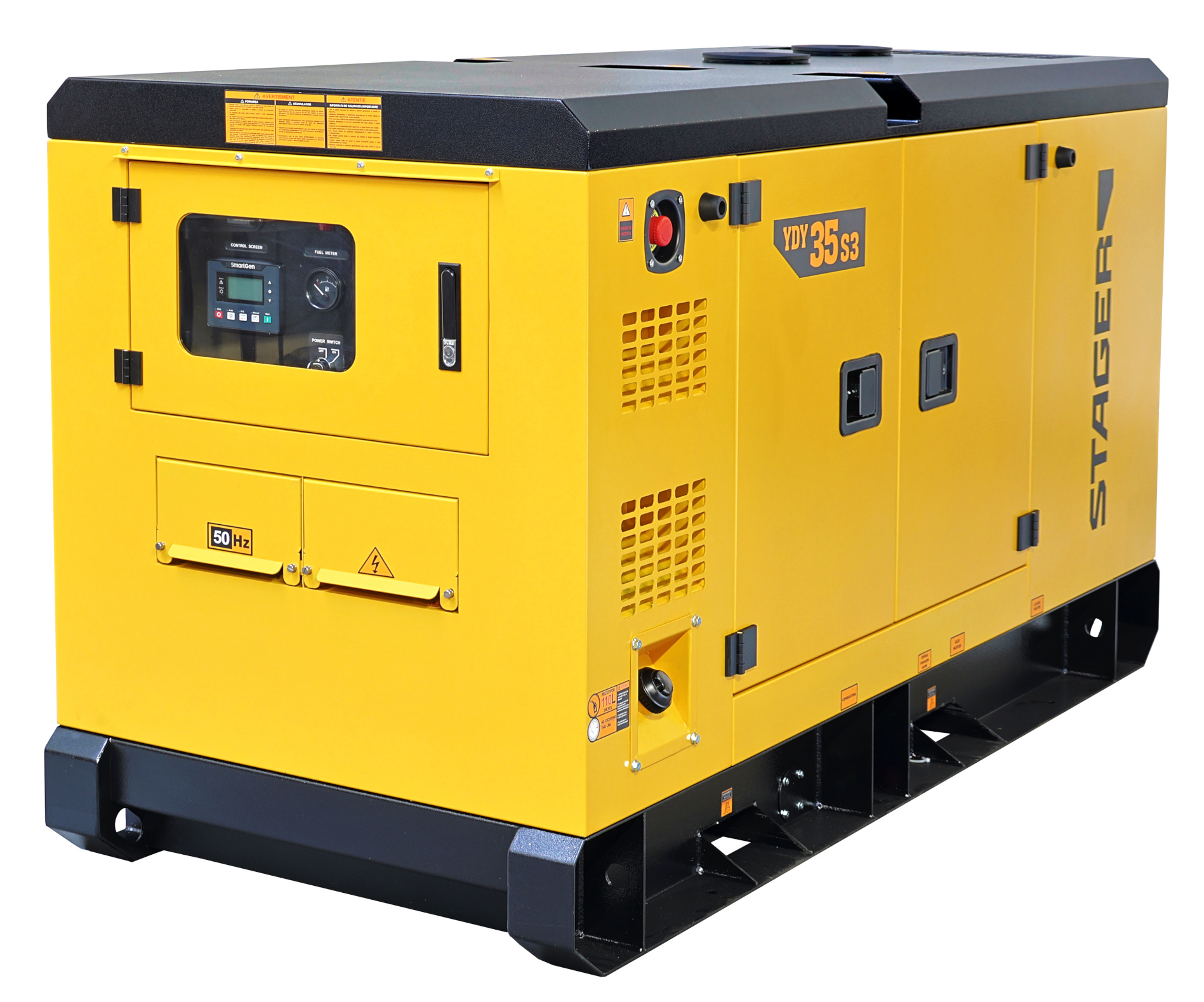 Generator insonorizat 35kVA trifazat diesel Stager YDY35S3