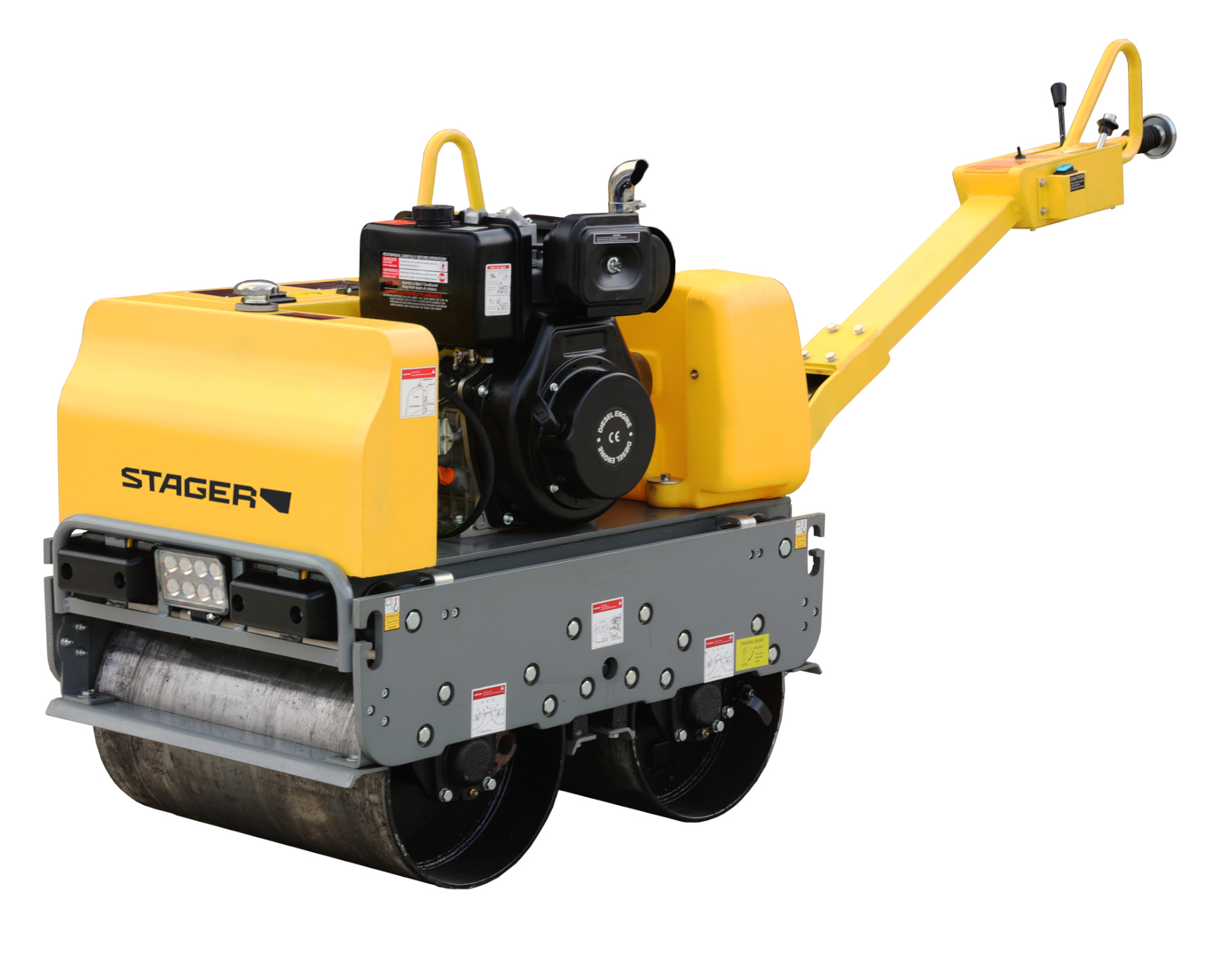 Cilindru dublu vibrocompactor motor HI Earns HR186FA Stager CDV65-6