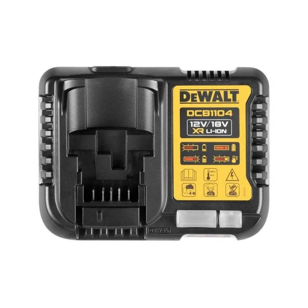 dcb1104 1 Incarcator rapid slim Li-Ion XR 10.8-18V 4A Dewalt DCB1104-QW - imagine 2